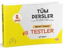 EDİTÖR 8. SINIF TÜM DERSLER YENİ NESİL BECERİ TEMELLİ TESTLER