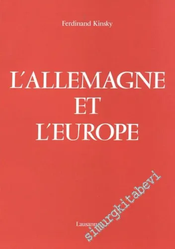 L'Allemagne et L'Europe -