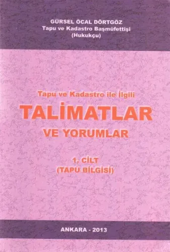 Talimatlar ve Yorumlar ( 2 Cilt Takım )