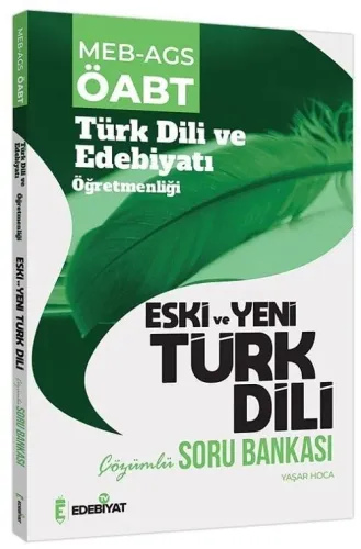Edebiyat TV Yayınları ÖABT Türk Dili Edebiyatı Eski ve Yeni Türk Dili Soru Bankası Çözümlü