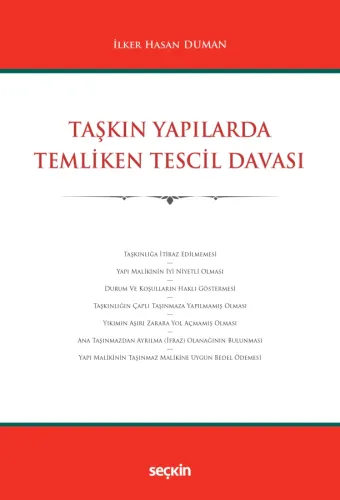 Taşkın Yapılarda Temliken Tescil Davası