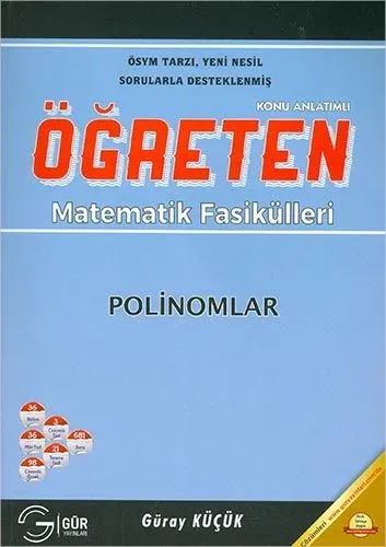 ​​KELEPİRGür Yayınları Öğreten Matematik Fasikülleri Polinomlar