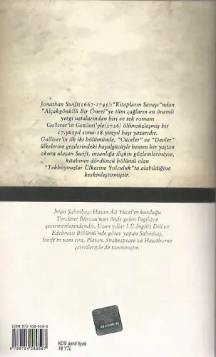 Güliver'in Gezileri Jonathan Swift Türkiye İş Bankası Kültür Yayınları