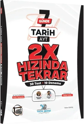 YDENİZİ YKS AYT 2X HIZINDA TEKRAR TARİH - 2027