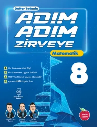 NEWTON 8. SINIF ADIM ADIM ETKİNLİKLİ KONU ANLATIMLI  SORU BANKALARI MATEMATİKYEN