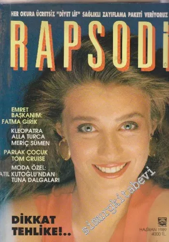 Rapsodi Dergisi - Sayı: 8 1 Haziran 1989