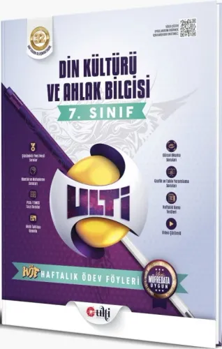 Ulti Yayınları 7. Sınıf Din Kültürü ve Ahlak Bilgisi Haftalık Ödev Föyleri