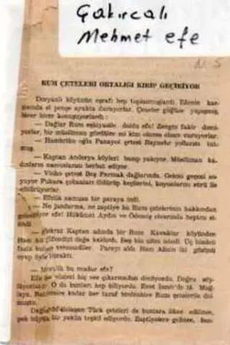 Çakırcalı Mehmet Efe