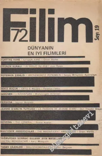 Filim 72 Dergisi - Sayı: 19      Mart