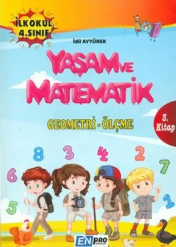 Enpro İlkokul 4. Sınıf 3. Kitap-Geometri Ölçme-Yaşam ve Matematik-YENİ
