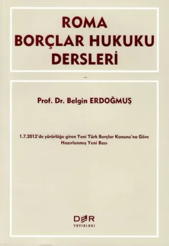 Roma Borçlar Hukuku Dersleri