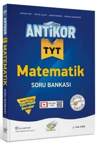 ​FDD Yayınları TYT Antikor Matematik Soru Bankası