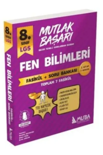 MUBA 8.SINIF MUTLAK BAŞARI FEN BİLİMLERİ FASİKÜL + SORU BANKASI