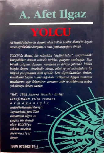 Yolcu A.Afet Ilgaz Timaş Yayınları