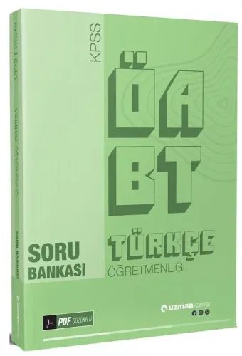 Uzman Kariyer Yayınları ÖABT Türkçe Öğretmenliği Soru Bankası Çözümlü
