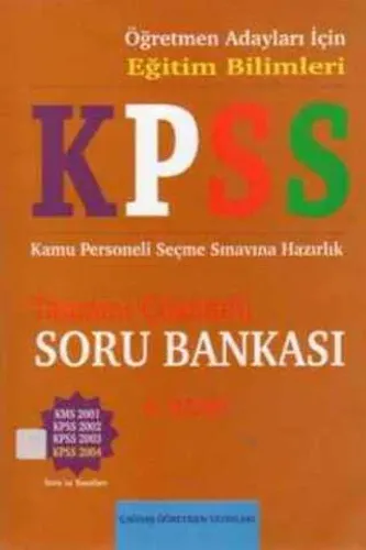 Eğitim Bilimleri KPSS Tamamı Çözümlü Soru Bankası