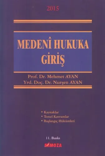 Medeni Hukuka Giriş