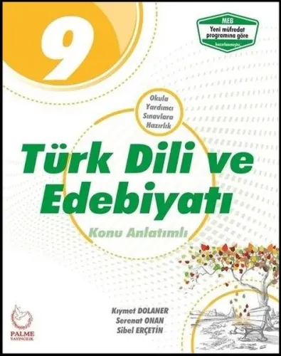 Palme Yayınları 9. Sınıf Türk Dili ve Edebiyatı Konu Anlatımlı Palme