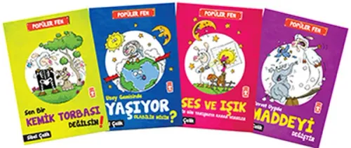 Popüler Fen Seti (4 Kitap Takım)