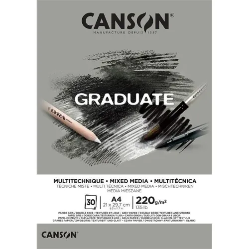 CANSON GRADUATE 30S A4 220G Eskiz Defteri
