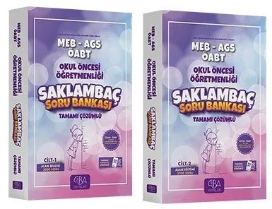 CBA Yayınları ÖABT MEB-AGS Okul Öncesi Öğretmenliği Saklambaç Soru Bankası Set