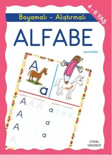 Boyamalı ve Alıştırmalı Alfabe