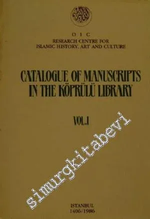 Catalogue of Manuscripts in the Koprulu Library 3 Volume = [Köprülü Kütüphanesi Yazmalar Kataloğu] -         1986