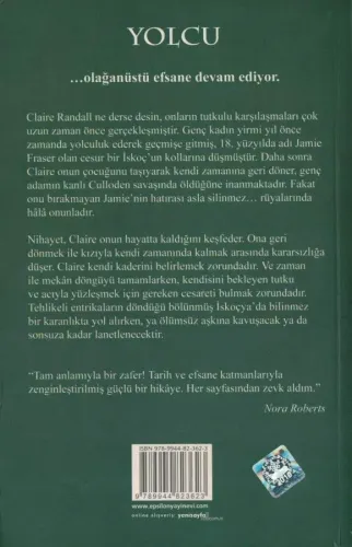 Yolcu Diana Gabaldon Epsilon Yayıncılık %34 indirimli