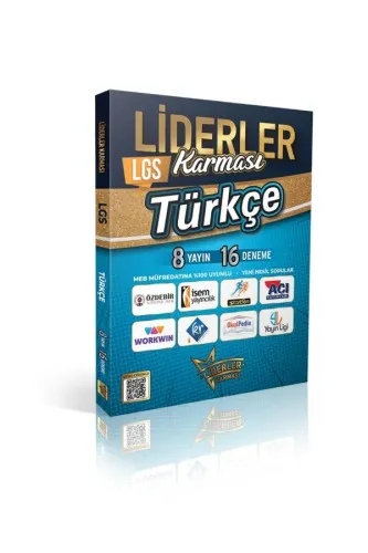 LİDERLER KARMASI 8.Sınıf LGS TÜRKÇE 8 YAYIN 16 DENEME SETİ