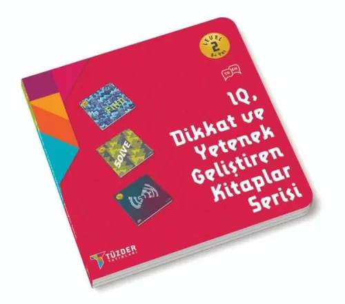 6+ Yaş Seti Level 2;IQ Dikkat ve Yetenek Geliştiren Kitaplar Serisi