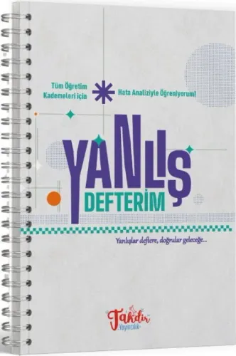 Takdir Yayınları Tüm Öğretim Kademeleri İçin Yanlış Defterim
