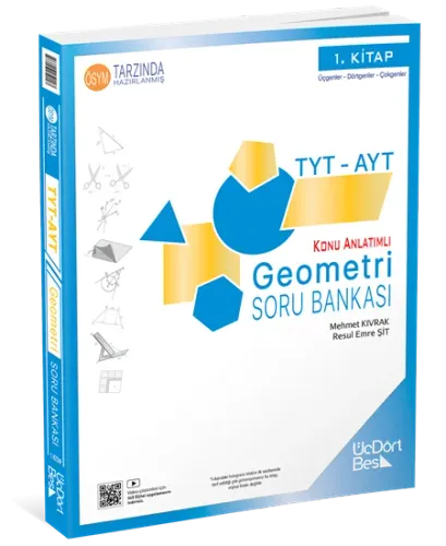 Üçdörtbeş TYT AYT Geometri Konu Anlatımlı Soru Bankası