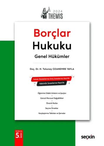 THEMIS – Borçlar Hukuku Genel Hükümler – Konu Kitabı