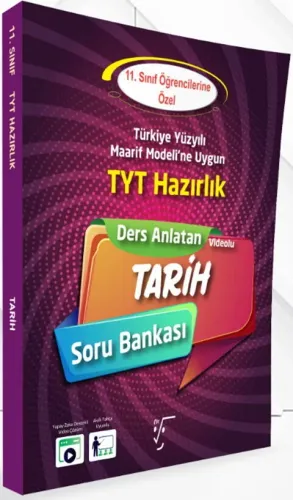 Karekök Yayınları 11. Sınıf TYT Hazırlık Tarih Ders Anlatan Soru Banka
