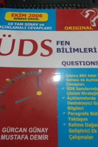 ÜDS Fen Bilimleri Questions