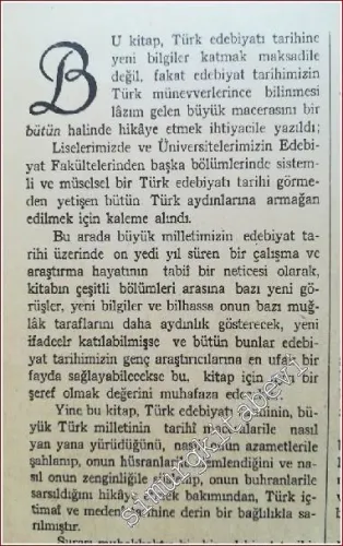Resimli Türk Edebiyatı Tarihi: Destanlar Devrinden Zamanımıza Kadar - 