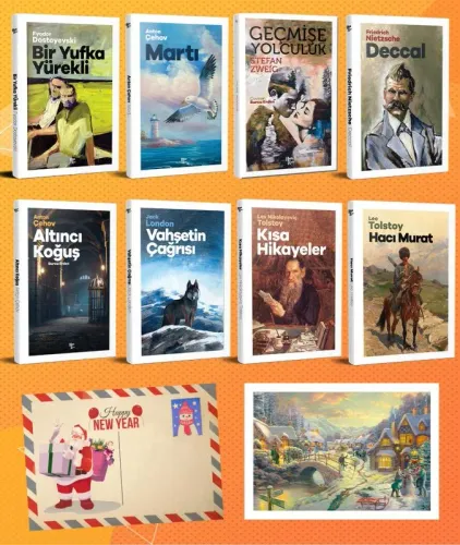 Dünya Klasikleri Sekizli Set - 4 ve Kartpostal