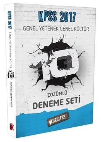 Kurultay KPSS Genel Yetenek Genel Kültür Deneme Seti 2017