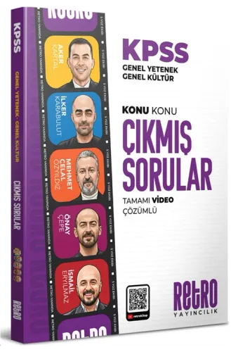 Retro Yayıncılık 2026 KPSS Genel Yetenek Genel Kültür 5Yüz Çıkmış Sorular Konu Konu Çözümlü