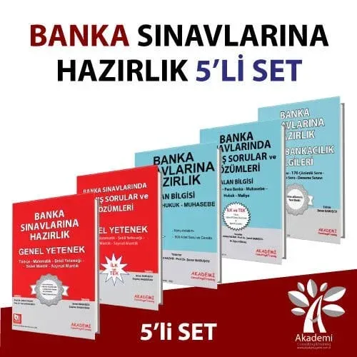 Banka Sınavlarına Hazırlık 5'li Set