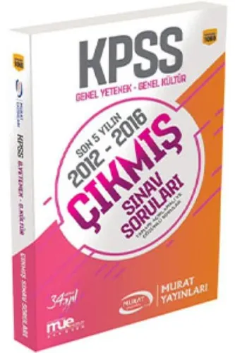Murat KPSS Genel Kültür Genel Yetenek Lisans Çıkmış Soru-1060