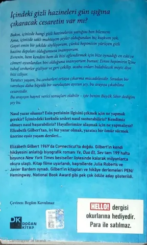 Büyük Sihir Elizabeth Gilbert Doğan Kitap