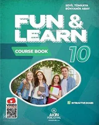 Akın Dil Eğitim Fun and Learn 10 Course Book, Activity Book, Skills Book