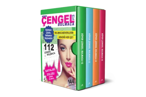 Süper Çengel Bulmaca 4 Kitap Kutulu Set