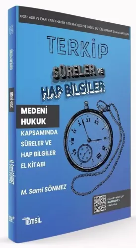 TERKİP Medeni Hukuk Süreler ve Hap Bilgiler El Kitabı