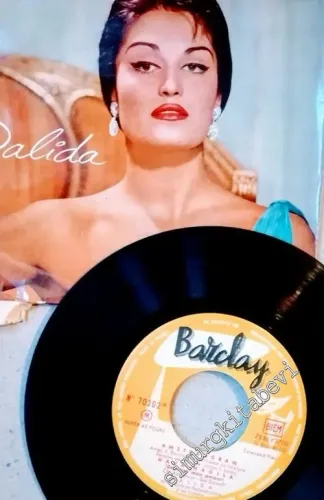 45 RPM SINGLE PLAK VINYL: Dalida Accompagnée Par Raymond Lefèvre Et Son Orchestre, Amstramgram -        1959