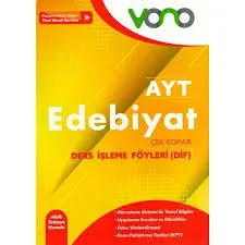 VONO AYT EDEBİYAT DERS İŞLEME FÖYLERİ (DİF)
