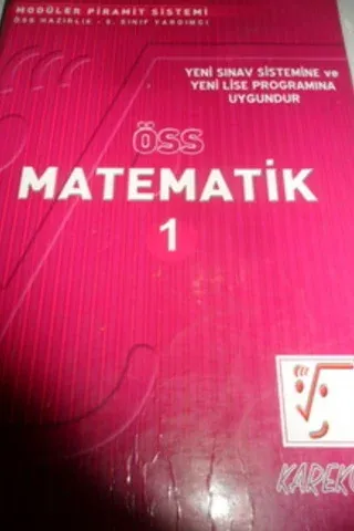 ÖSS Matematik 1