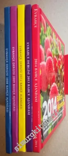 Ev Bahçe Dergisi Ajandası 5 Kitapçık: 2008, 2009, 2012, 2013, 2014 -        2008