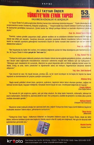 Türkiye'nin Etnik Yapısı Ali Tayyar Önder Kripto